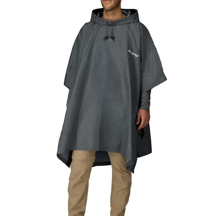 FROGG TOGGS Youth Ultra-Lite2 Waterproof Breathable Rain Suit, Carbon Black, Large