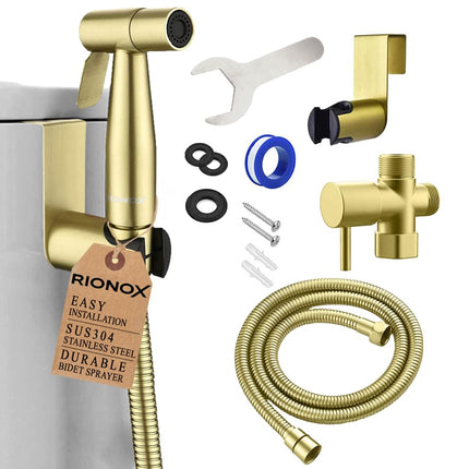 Rionox Handheld Bidet Sprayer Kit - Adjustable Wat