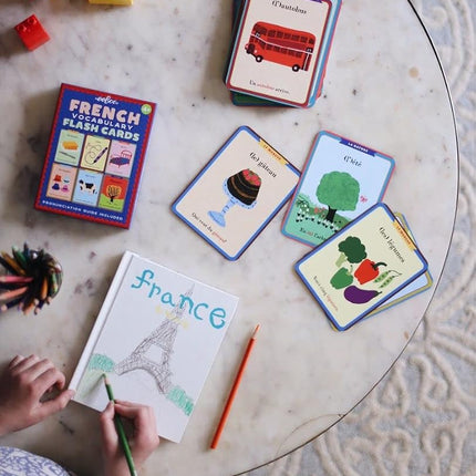 eeBoo French Vocabulary Flash Cards
