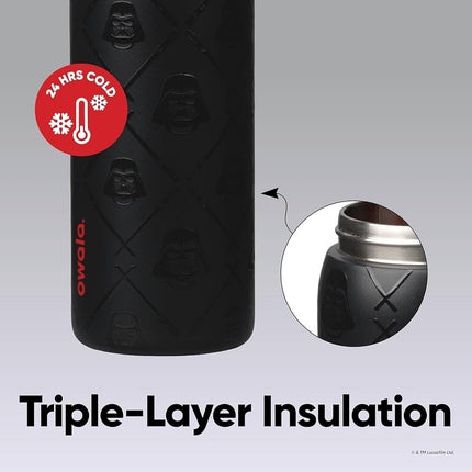 Owala Star Wars FreeSip Insulated Water Bottle - 946ml (32oz) Darth Vader