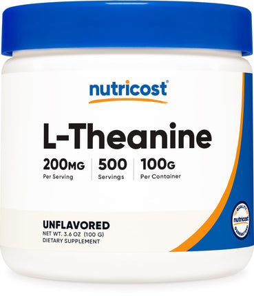 L-Theanine Unflavored 3.6 oz Nutricost