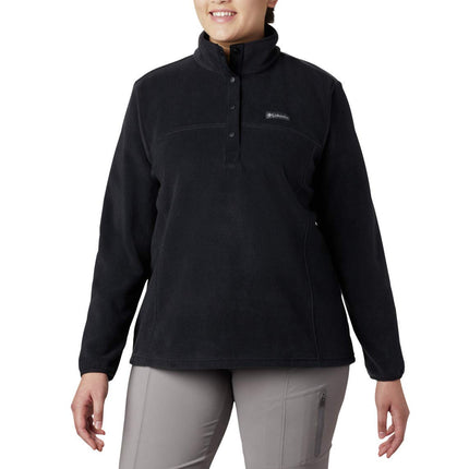 Columbia Women's Benton Springs Half Snap Pull Over Ii, Black, 1x