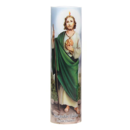 Stonebriar LED Saint Prayer Candle — Automatic Tim