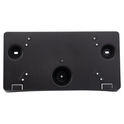 TRQ Front License Plate Bracket Black Compatible w