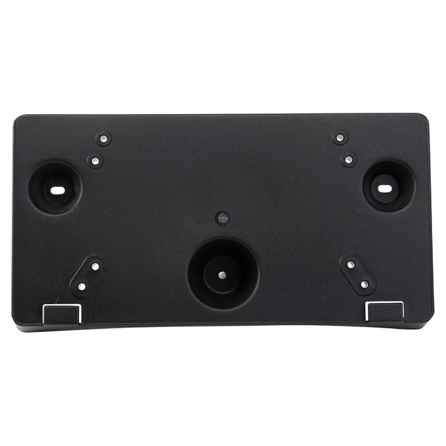 TRQ Front License Plate Bracket Black Compatible w