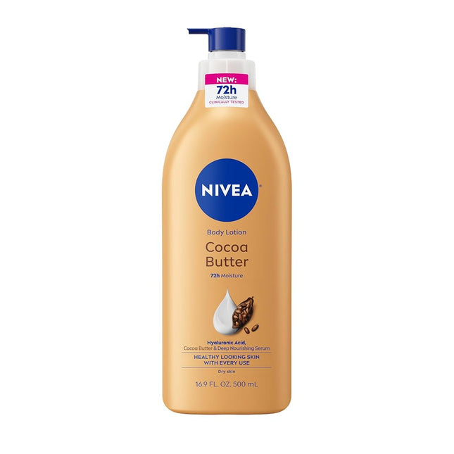 Cocoa Butter Body Lotion by Nivea for Unisex - 16.9 oz Body Lotion