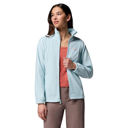 Columbia Women's Benton Springs Full Zip Fleece Jacket, Marine Light, 3X