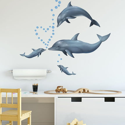 Create-A-Mural Dolphin Wall Decals ~Under The Sea 