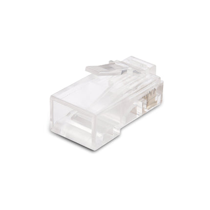 Cable Matters Lot de 100 fiches modulaires Cat 6 RJ45 pour câbles de grand diamètre, plaquées or 50µ, connecteur Cat6 RJ45, connecteur Ethernet, embouts Ethernet, connecteurs Cat6