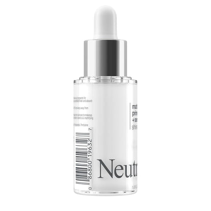 Neutrogena Shine Control Matte Booster Face Primer & Serum, Skin-Mattifying Serum-to-Primer with Rice Protein, Absorbs Excess Oil & Keeps Skin Shine Free, 1.0 fl. oz