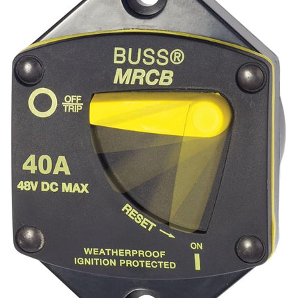 Blue Sea Systems 7038 187-Series Circuit Breaker, Panel Mount, 40A