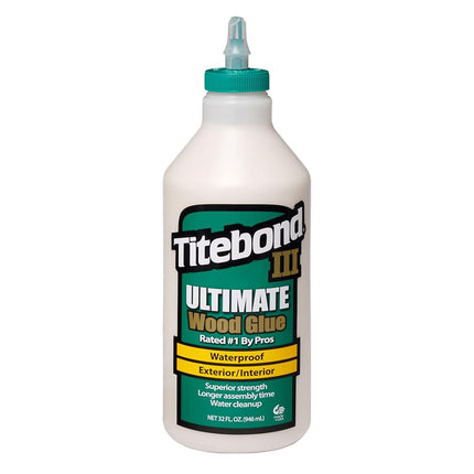 Franklin 1415 Titebond III Ultimate Wood Glue, 32-Ounce Bottle