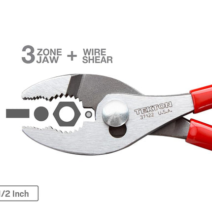 TEKTON Slip Joint Pliers Set, 3-Piece (6-1/2, 8, 10 in.) | PGA10103