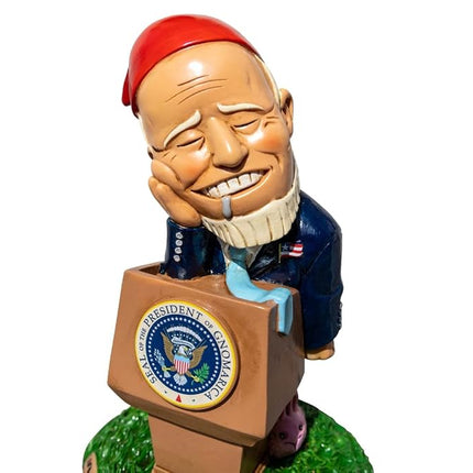 BigMouth Inc Sleepy Biden Garden Gnome Statue, Outdoor Lawn & Yard Figurine Sculpture Decorations, Funny Political Gag Gift