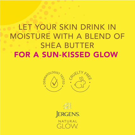 Natural Glow, Wet Skin Moisturizer, Medium to Deep Skin Tones, 7.5 fl oz (221 ml), Jergens