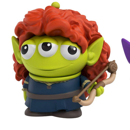 Figuras de personajes Pixar Alien Remix, paquete de 3 con Mr. Increíble de Los Increíbles, Buzz Lightyear de Toy Story y Mérida de Valiente, coleccionable en divertido envase retro de entrega de pizza para edades de 3 años en adelante