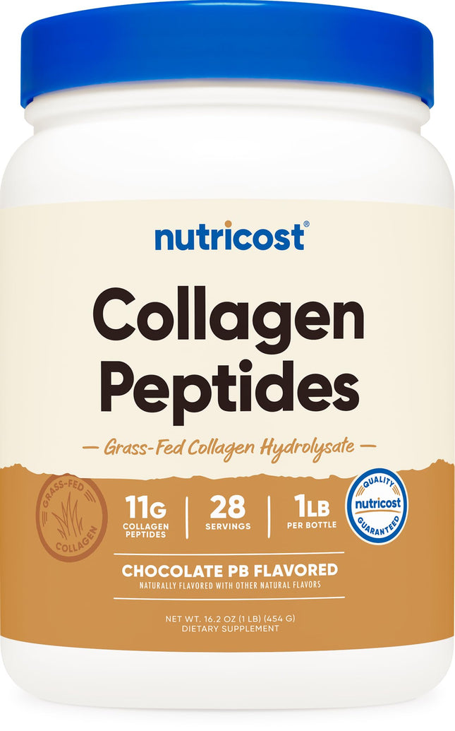 Collagen Peptides, Chocolate PB, 16.2 oz (454 g), 