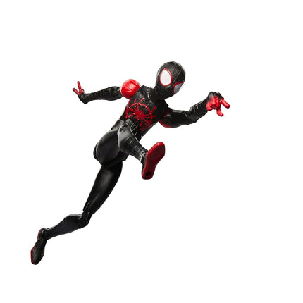 Marvel Legends Series Miles Morales, Spider-Man: Into the Spider-Verse Collectible 6 Inch Action Figure, Red and Black