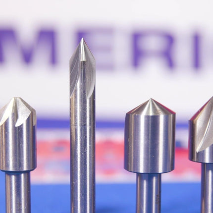 Drill America 1-1/2"-82 High Speed Steel Single Flute Countersink, Dew Series