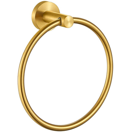 APLusee Hand Towel Ring Brushed Gold, SUS 304 Stai