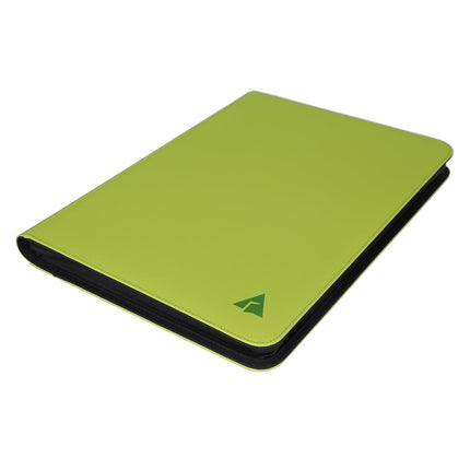 Rayvol Premium 16-Pocket Card Binder - Fits 1408 Trading Cards, Side Loading Ringless Card Collection Album for TCG and Sports Cards -Green