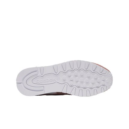 Reebok CLASSIC LEATHER, Women Shoes, White/Scorched Earth/Hoop Red, 8 UK