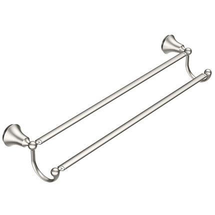 Moen YB5222BN Wynford Double Towel Bar, Brushed Nickel