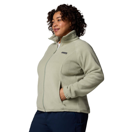 Columbia Women's Benton Springs Full Zip, Safari, 2X