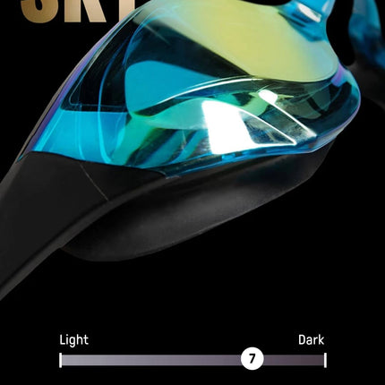 ARENA Cobra Edge Ultra Swipe Mirror Glasses for Swimming Pool Racing Black