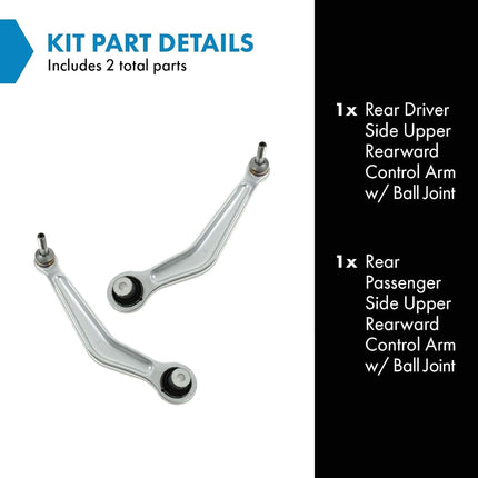Rear Upper Rearward Control Arm Wishbone Pair Set for BMW M5 M6 5 7 Series