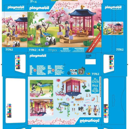 Playmobil | My Life | Asian Garden with Panda Feeding | Toys for Children aged 4+ | 71762