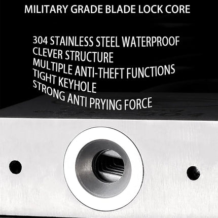 Bike Chain Lock, 304 Stainless Steel Materials. No Rust, Corrosion Resistance, Premium Case-Hardened Security Chain Lock for Motorcycles, Bike, Generator, Gates,Outdoor (40 INCH Chain Lock)