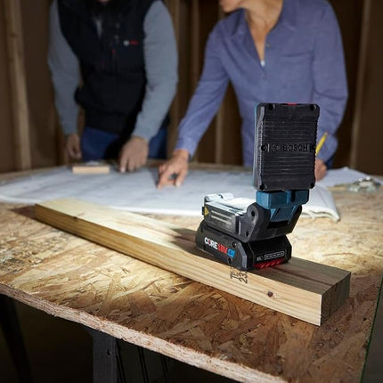 Bosch GLI18V-800N 18V Multidirectional, Portable LED Worklight with Mounting Magnet and Hanging Hook (Bare Tool)