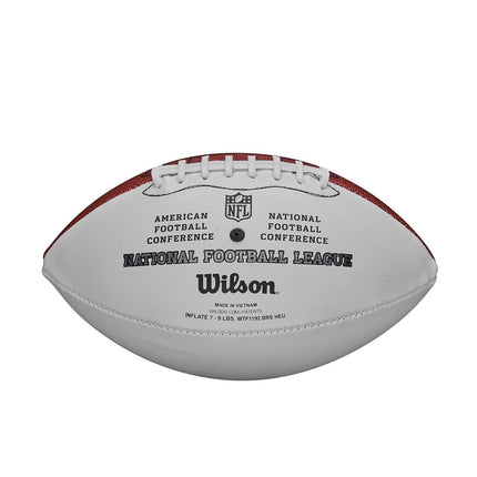 Wilson Ballon de football américain officiel NFL pour autographes - Taille officielle, marron