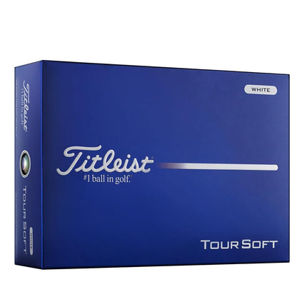 Titleist Tour Soft Golf Ball, Pack of 12, White, Numbers 1-4