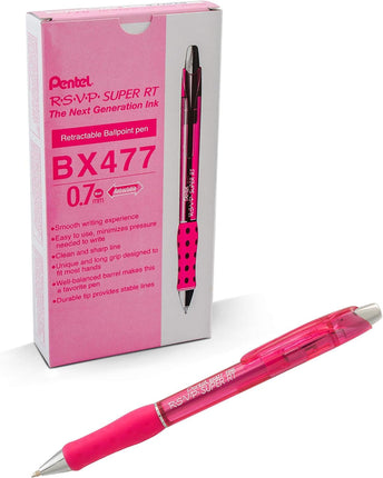 Pentel RSVP Super RT Ballpoint Pen, (0.7mm) Fine L