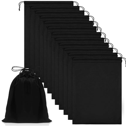 Weewooday 12 Pcs Adult Toy Bags Drawstring Microfi