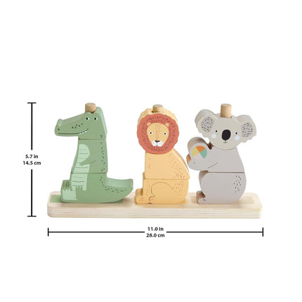 Fisher-Price Wood Stack & Sort Animals Toy