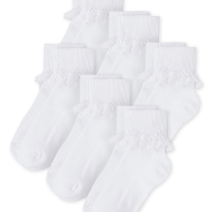 The Children's Place Girls' Turn Cuff Socks Variet