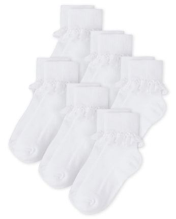 The Children's Place Girls' Turn Cuff Socks Variet