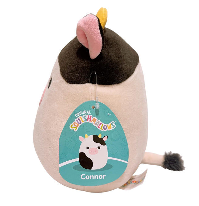 Squishmallows 2024 Everyday Squad Peluche de 20 cm (20 cm Connor La Vache)