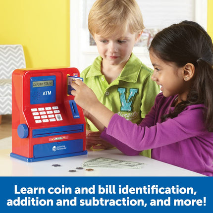 Pretend And Play Teaching Atm Bank