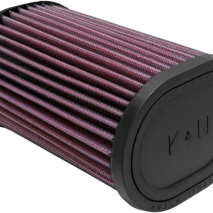 K&N Universal Clamp-On Air Filter: High Performance, Premium, Washable, Replacement Engine Filter: Flange Diameter: 2.4375 In, Filter Height: 7 In, Flange Length: 1.25 In, Shape: Oval, RU-1390