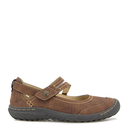 Jambu JBU Women's Fawn Mary Jane Flat, Dark Brown, 6 UK
