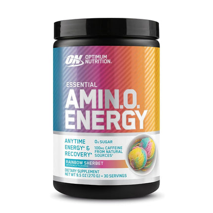 OPTIMUM NUTRITION Amino Energy, Rainbow Sherbert, 30 Servings, 270g