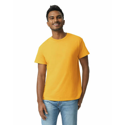 Gildan Men's Ultra Cotton T-Shirt, Style G2000, Multipack, Gold (3-Pack), S (Pack of 3)