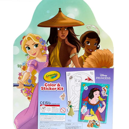 Crayola Disney Princess Color & Activity Set, 20 Coloring Book Pages, Princess Stickers, Gift for Girls & Boys