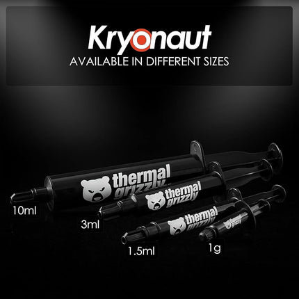 Thermal Grizzly Kryonaut (1g) – Thermal Paste for CPU, GPU and consoles – Non-Conductive Thermal Compound with High Thermal Conductivity