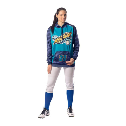 Pantalones de sóftbol de talle bajo con ribete lateral Champro Tournament para mujer