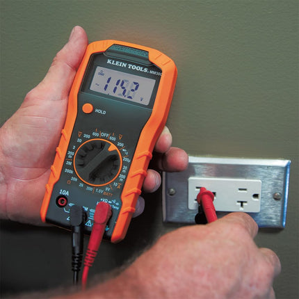 Klein MM300 Manual-Ranging Digital Multi Meter, 600 V, Orange